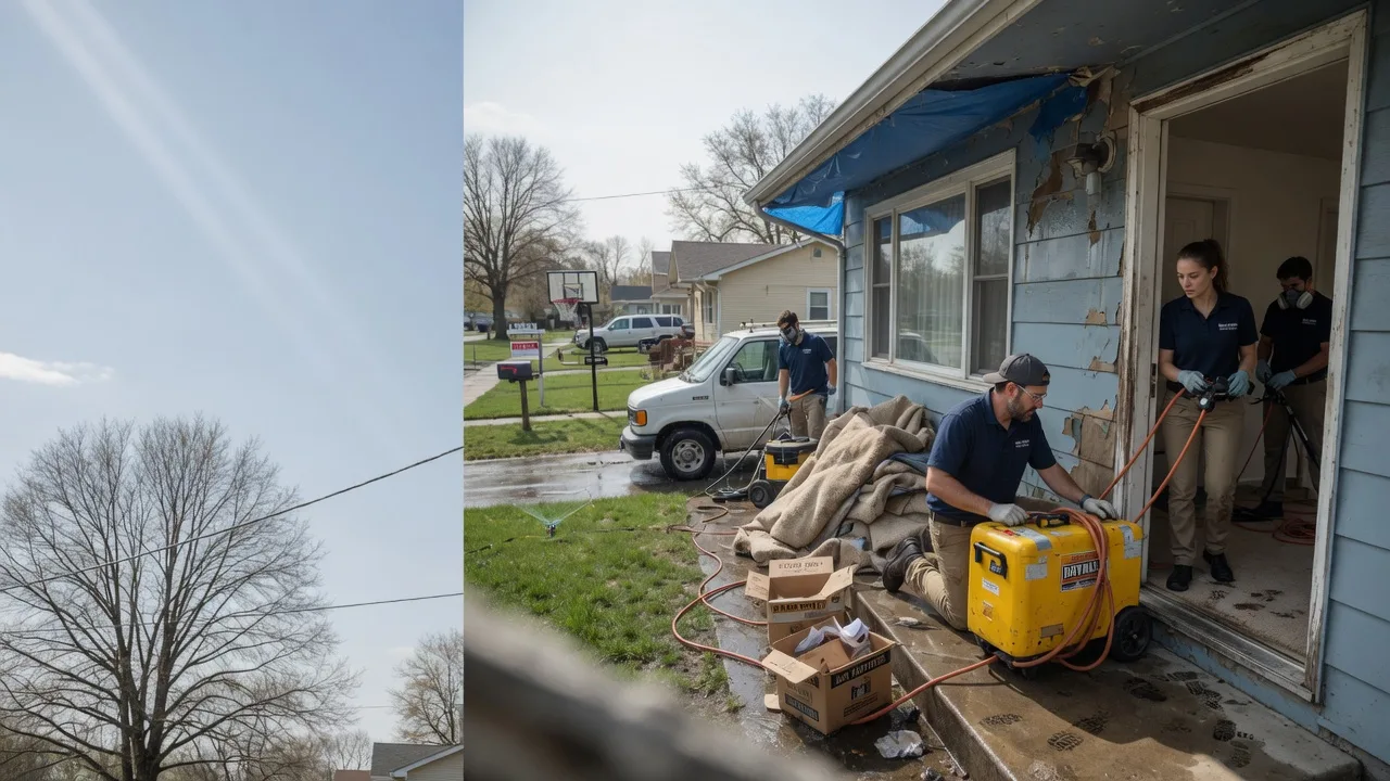 Basement Flood Cleanup in Struthers, OH near me